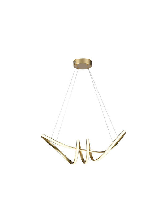 V-TAC Designer Ceiling Light White LED with Warm White Light 72x30x100cm