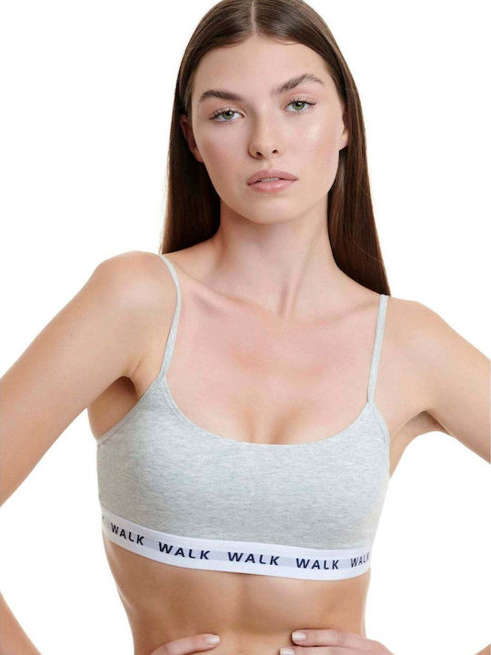 Walk Bralette Soft Cotton Thin Strap