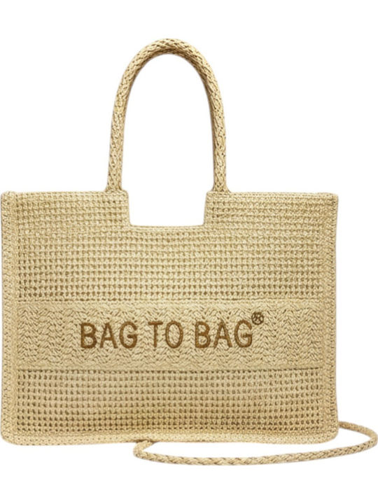 Bag to Bag Ψάθινη Τσάντα Θαλάσσης Bag to Bag Ψάθινη Τσάντα Θαλάσσης