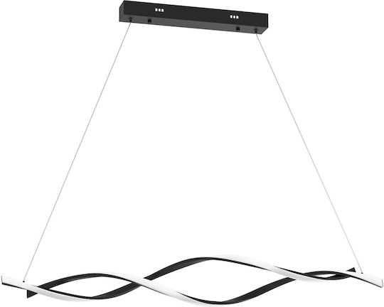 Eko Light LED Κρεμαστό Φωτιστικό Μαύρο