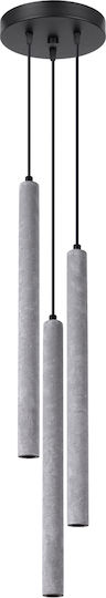 Sollux Pastelo Hängelampe Gray 22x9x52cm