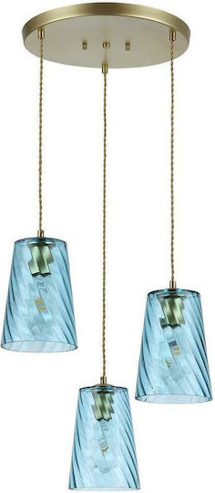 Rabalux Pendant Light Blue 42cm Rabalux Pendant Light Blue 42cm