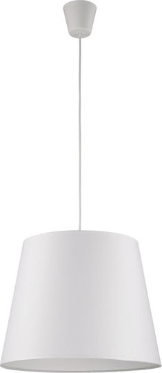 TK Lighting Maja Hängelampe Weiß 120x45cm