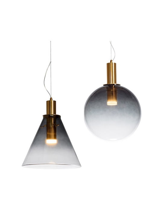 Elan Abat-Jour Bronze LED Ceiling Light Rail 30x30cm