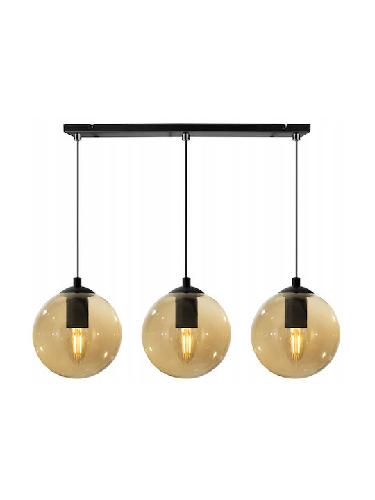 Light Home Κρεμαστό Φωτιστικό Μαύρο Μπάλα
