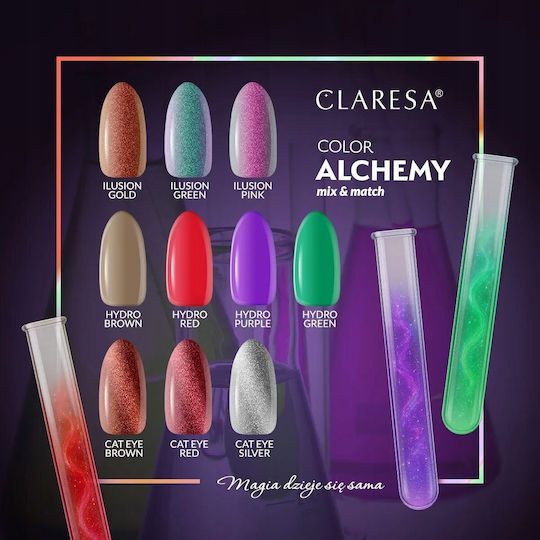 Claresa Color Soakoff Glossy Βερνίκι Νυχιών Hydro Red