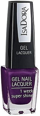 IsaDora 1 Week Supershine Glossy Βερνίκι Νυχιών Μακράς Διαρκείας Purple Passion 6ml