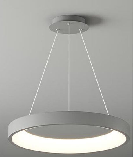 ArkoLight LED Κρεμαστό Φωτιστικό Γκρι 50x50εκ.
