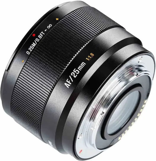 7artisans Crop Φωτογραφικός Φακός Lite Series 25mm f/1.8 Σταθερός για Fujifilm X Mount Μαύρος