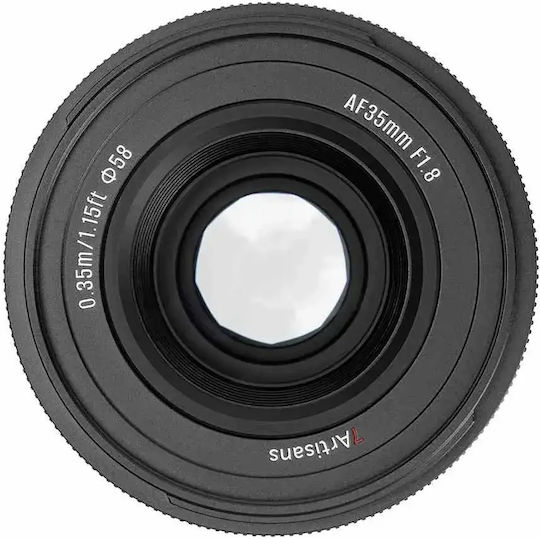 7artisans Obiectiv Foto Crop Lite Series 35mm f/1.8 Fix pentru Fujifilm X Montaj Negru