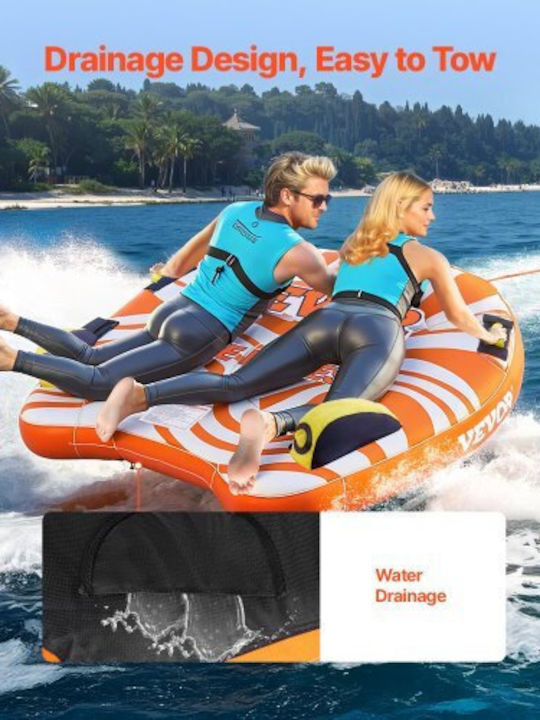 Vevor Towable Tube Boating 1-2 Riders Inflatable Boat Tubes Towables