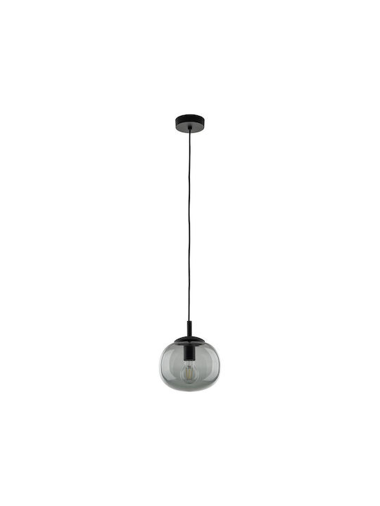 TK Lighting Lustră Gri cu Dulie E27 20x20cm.