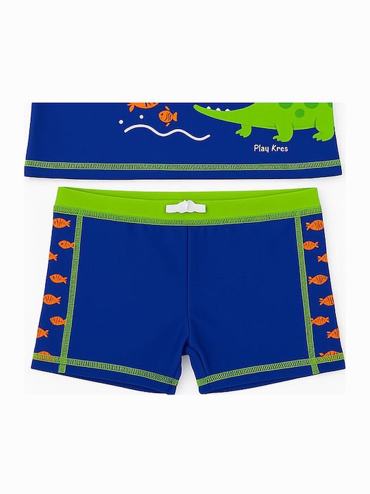 Playshoes Kids Sun Protection Swimwear Set Blue