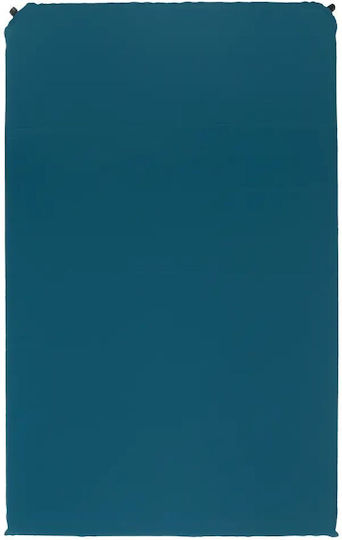 Easy Camp Self-Inflating Semi-Double Camping Sleeping Mat 75x75cm Thickness 5cm Blue
