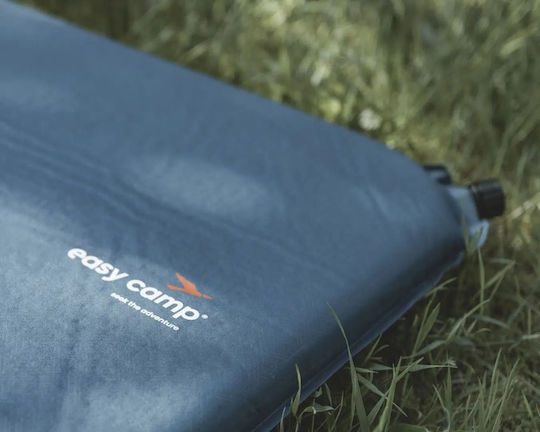 Easy Camp Self-Inflating Semi-Double Camping Sleeping Mat 75x75cm Thickness 5cm Blue