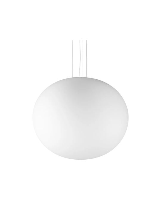 Ideal Lux Pendant Light White with Socket E27 50x50x243.5cm