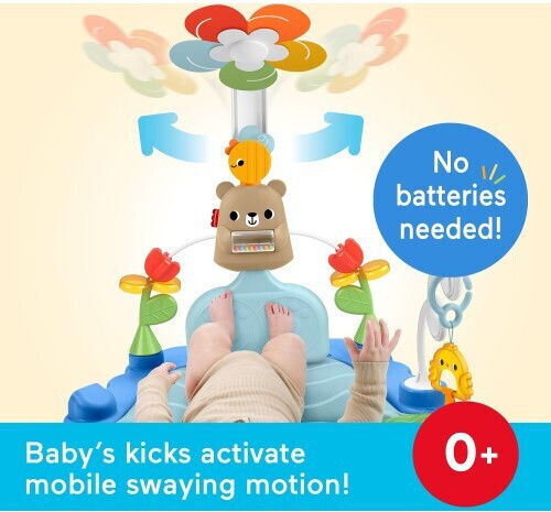 Fisher Price 3 in 1 Kick & Sway Play Mat for Newborns