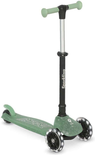 Q Play Kids Scooter Sparkling 3-Wheel for 3+ Years Nude Pink
