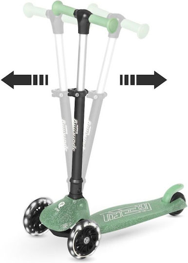 Q Play Kids Scooter Sparkling 3-Wheel for 3+ Years Nude Pink