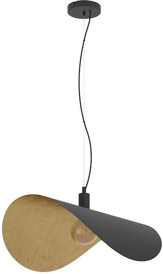 Eglo Saceda Κρεμαστό Φωτιστικό Μαύρο με Ντουί E27 80x55x200εκ.