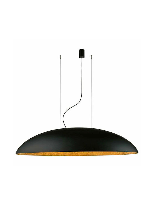Nowodvorski Canoe Pendant Light Black Bell for 5 Bulbs E27 117x28x250cm