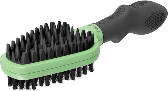 FURminator Pieptene Pentru Câini Cu Părul Lung Cu Două Fețe Pentru Îngrijirea Blănii Gri