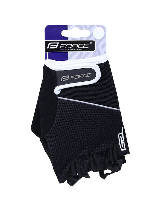 Force Gel 17 Κοντά Unisex Γάντια Ποδηλασίας με Gel Μαύρα