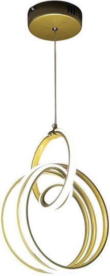 Epiplo-Fos Pendant Light Gold 32x32x80cm Epiplo-Fos Pendant Light Gold 32x32x80cm
