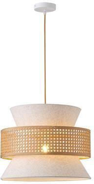 Eurolamp Isla Κρεμαστό Φωτιστικό Μπεζ 40x131εκ. Eurolamp Isla Κρεμαστό Φωτιστικό Μπεζ 40x131εκ.