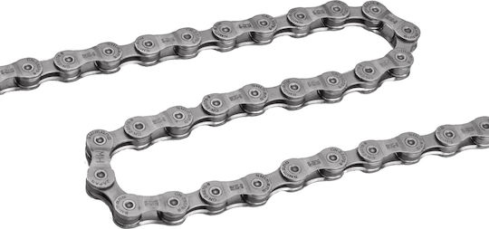 Shimano CN-E6070 Αλυσίδα Ποδηλάτου 9 Ταχυτήτων 126L Ασημί