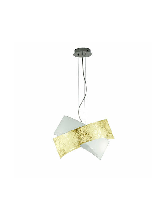 Ondaluce Pendant Light Gold with Socket E27 45cm