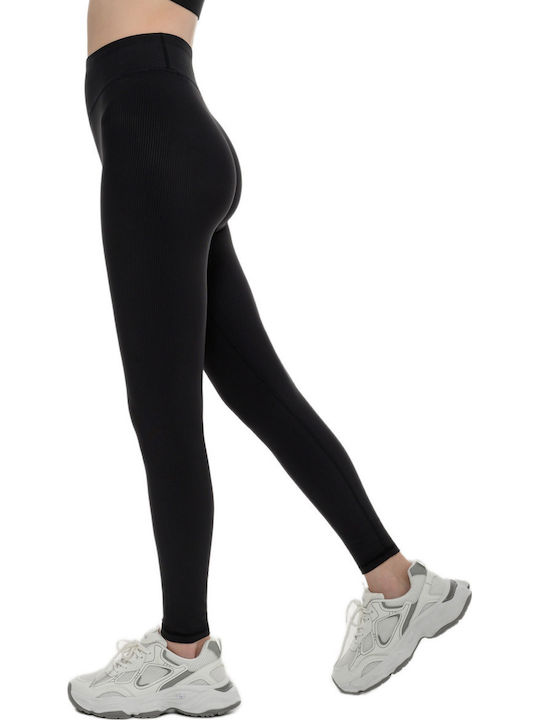 Training Women's Cropped High Waist Leggings Black