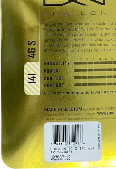 Luxilon Tennis Racket String Yellow Φ1.40mm