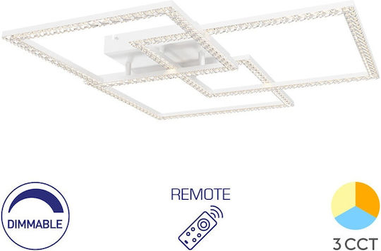 Braytron LED Κρεμαστό Φωτιστικό Λευκό 75.6x63.7εκ. Braytron LED Κρεμαστό Φωτιστικό Λευκό 75.6x63.7εκ.