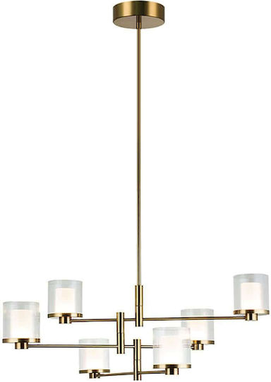 Zambelis Lights Lustră Suspendată Galben 72.5x68.5x125cm. Zambelis Lights Lustră Suspendată Galben 72.5x68.5x125cm.