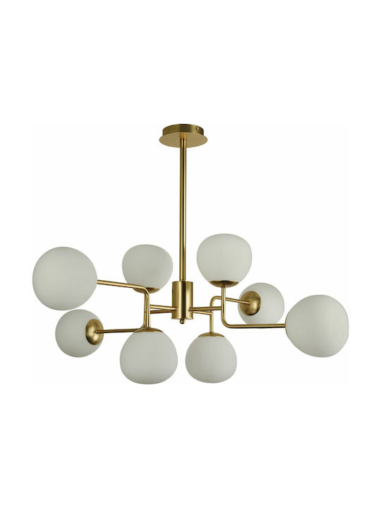 Maytoni Erich Lustră Bronz pentru 8 Becuri E14, E.14 96x57x26.5cm.