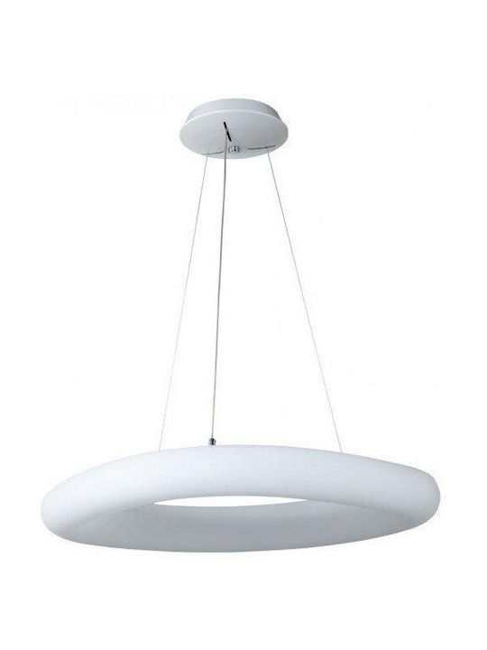 Wofi Espoo Pendant Light White 71cm