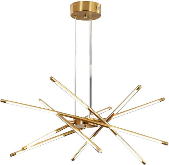 Artekko Lustră Suspendată Auriu 80cm. Artekko Lustră Suspendată Auriu 80cm.
