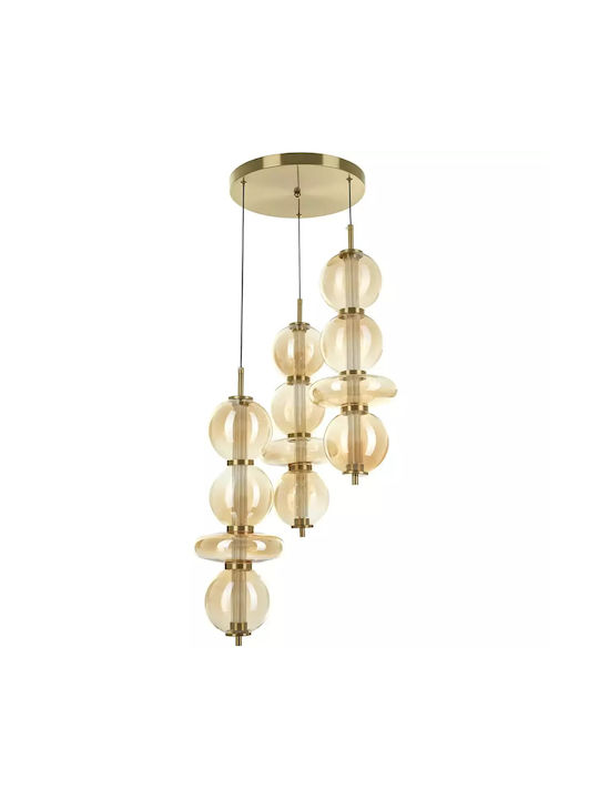 Hängelampe Gold