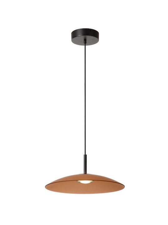 Lucide Lightning Pendant Light Honey 40x40cm