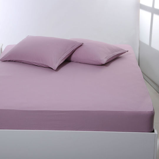 Silk Fashion Υπέρδιπλο 160x200+35εκ. με Λάστιχο Μωβ Silk Fashion Υπέρδιπλο 160x200+35εκ. με Λάστιχο Μωβ