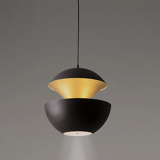 Luma Κρεμαστό Φωτιστικό Black Gold 50εκ.