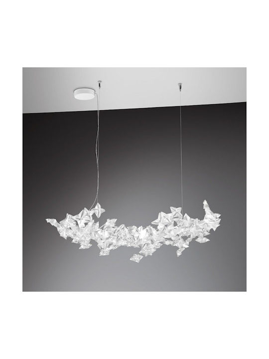 Slamp Pendant Light Transparent for 10 Bulbs G9