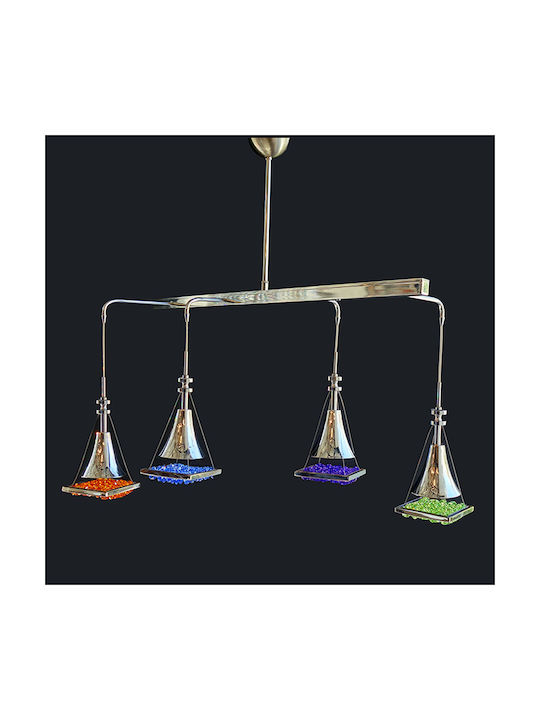 DITS Lighting Zic Lustră Multicolor cu cristale 4x4cm.