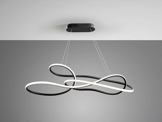 Evania LED Κρεμαστό Φωτιστικό Μαύρο 120x30x45εκ. Evania LED Κρεμαστό Φωτιστικό Μαύρο 120x30x45εκ.
