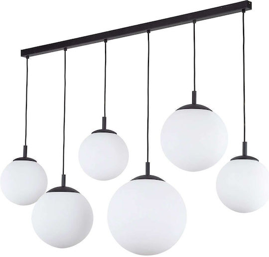 TK Lighting Висящо осветително тяло Черен 130x150см.
