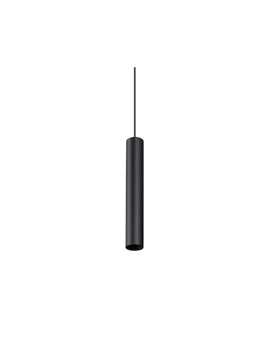 Ideal Lux Look Sp1 Round Висящо Осветително Тяло Черен 4x4см.
