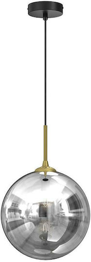 Eko Light Reflex Κρεμαστό Φωτιστικό Χρυσό 25εκ.