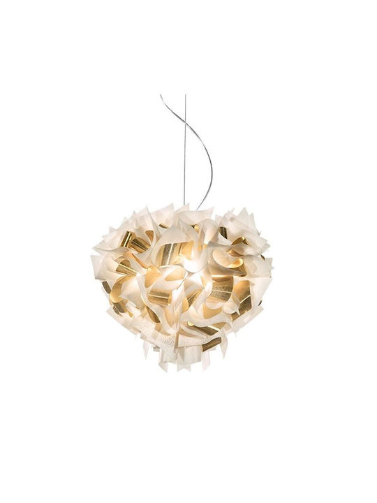 Slamp Pendant Light White for 4 Bulbs E27 60x50cm