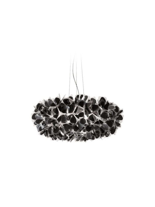 Slamp Clizia Large Pendant Light Black for 4 Bulbs E27 78cm